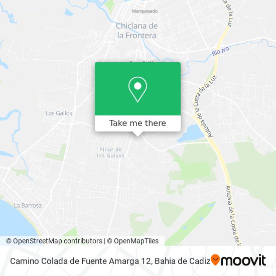 Camino Colada de Fuente Amarga 12 map