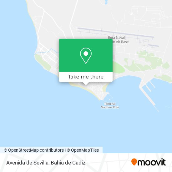 mapa Avenida de Sevilla