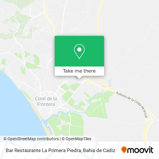 Bar Restaurante La Primera Piedra map