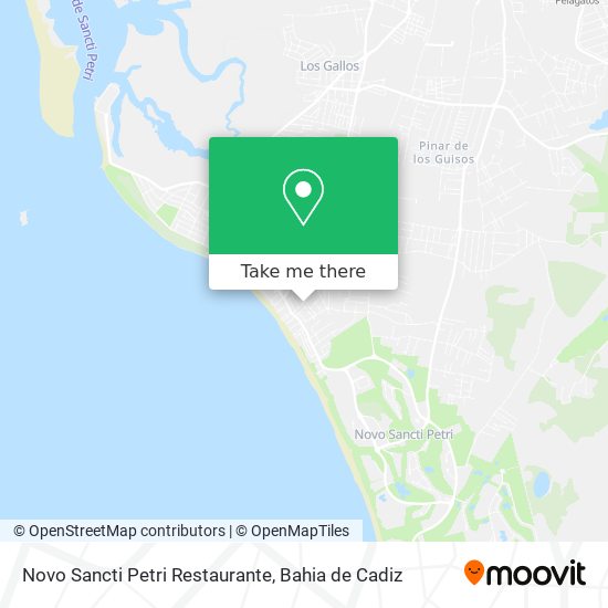 Novo Sancti Petri Restaurante map