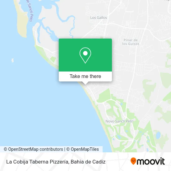La Cobija Taberna Pizzería map