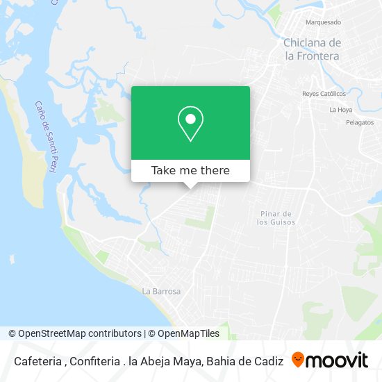 Cafeteria , Confiteria . la Abeja Maya map