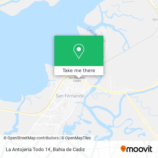 La Antojeria Todo 1€ map