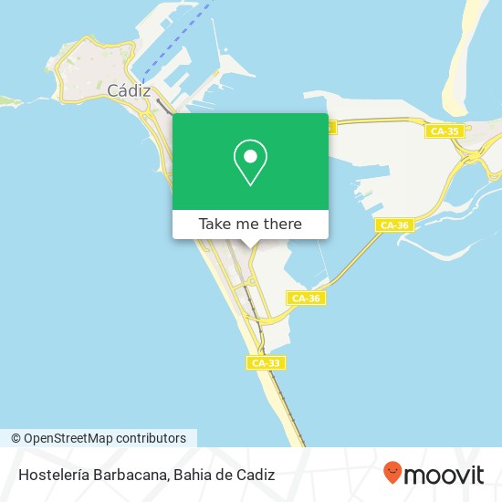 Hostelería Barbacana map