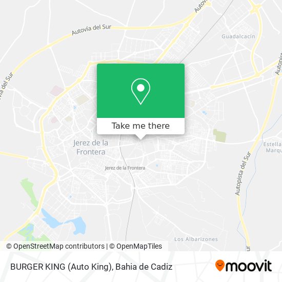 mapa BURGER KING (Auto King)