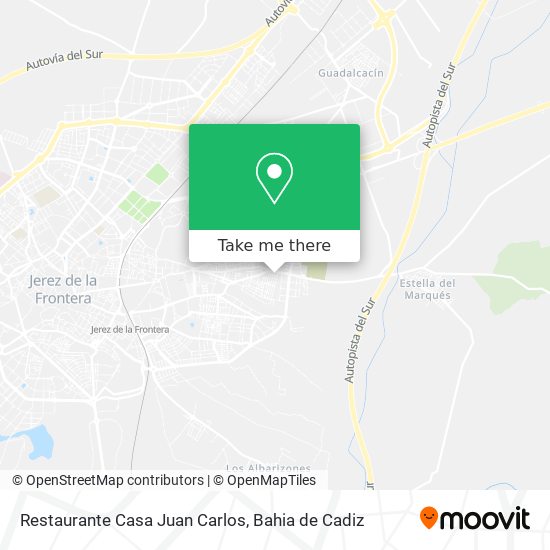 mapa Restaurante Casa Juan Carlos