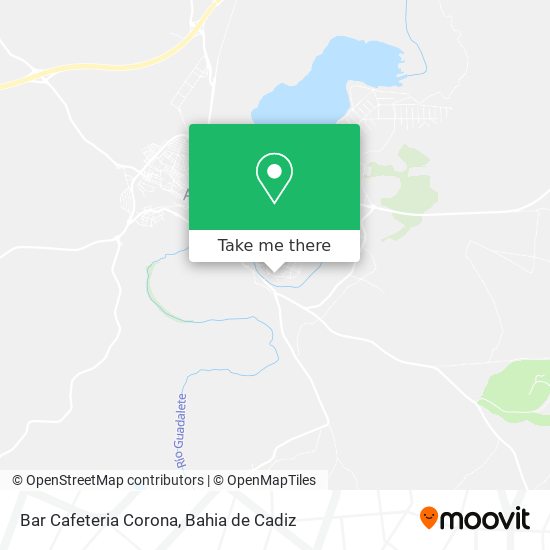 Bar Cafeteria Corona map