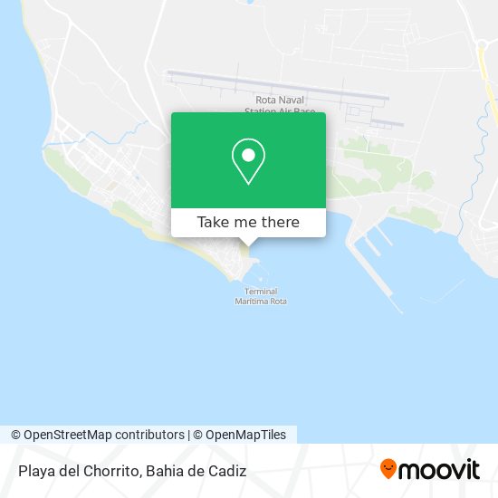 Playa del Chorrito map