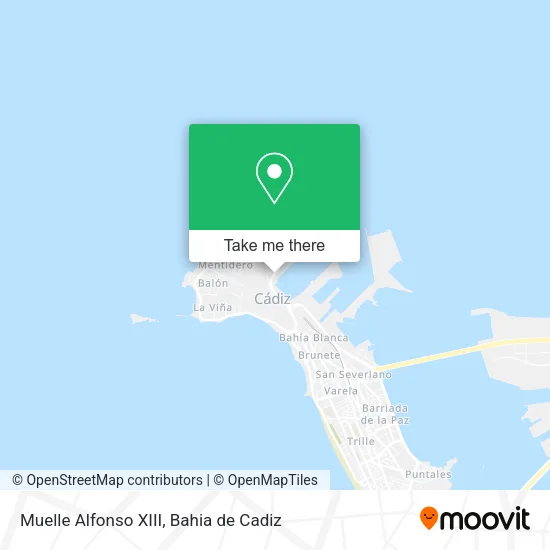 Muelle Alfonso XIII map