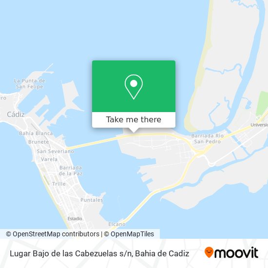 mapa Lugar Bajo de las Cabezuelas s / n