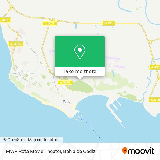 mapa MWR Rota Movie Theater