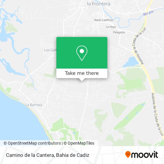 Camino de la Cantera map