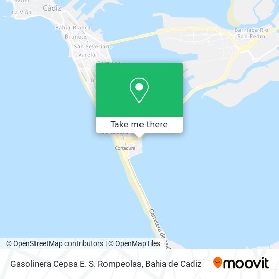 Gasolinera Cepsa E. S. Rompeolas map