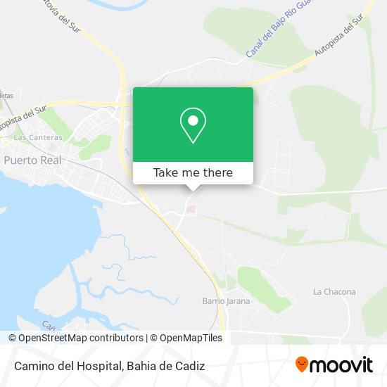 Camino del Hospital map