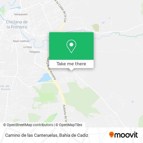 Camino de las Canteruelas map