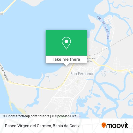 Paseo Virgen del Carmen map