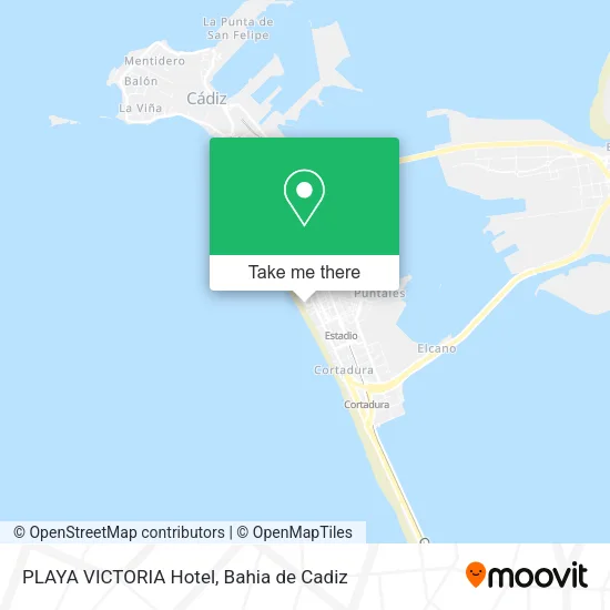 PLAYA VICTORIA Hotel map
