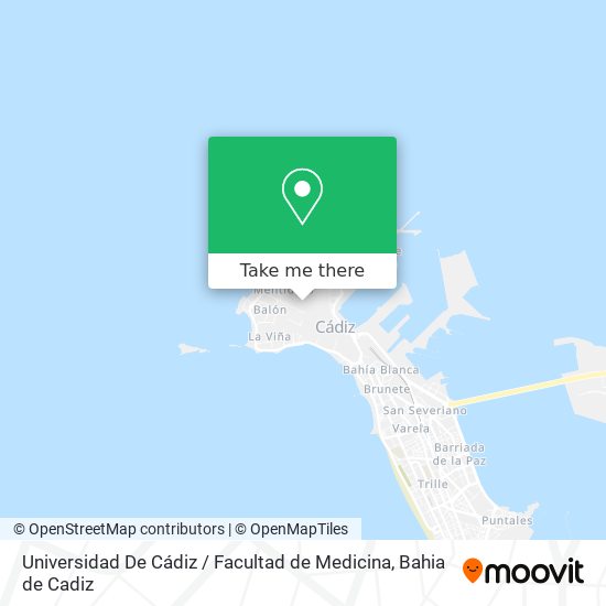 Universidad De Cádiz / Facultad de Medicina map