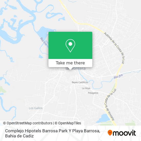 Complejo Hipotels Barrosa Park Y Playa Barrosa map