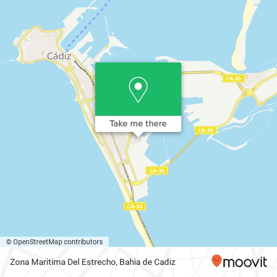 mapa Zona Maritima Del Estrecho