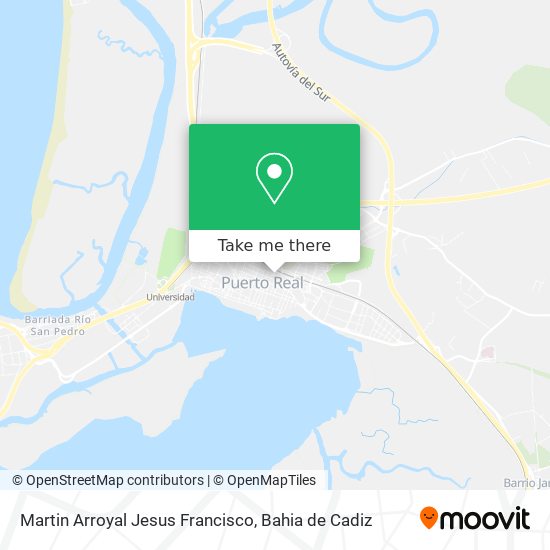 Martin Arroyal Jesus Francisco map