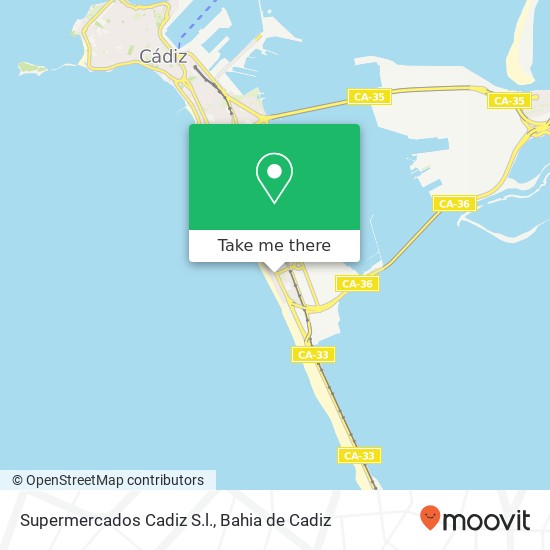 Supermercados Cadiz S.l. map