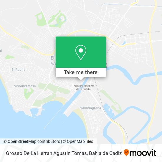 Grosso De La Herran Agustin Tomas map