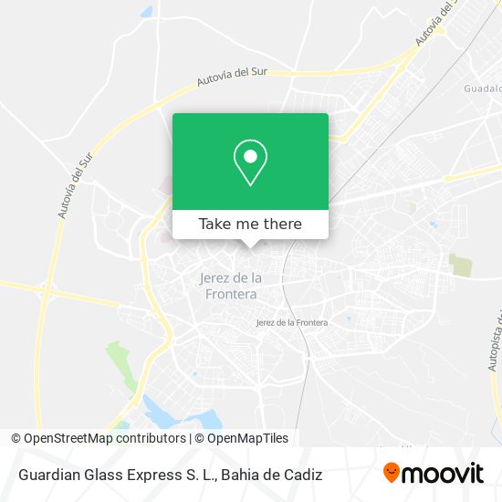 Guardian Glass Express S. L. map