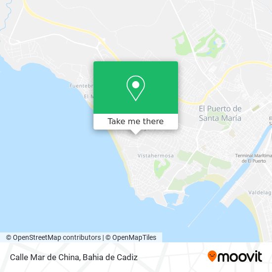 Calle Mar de China map