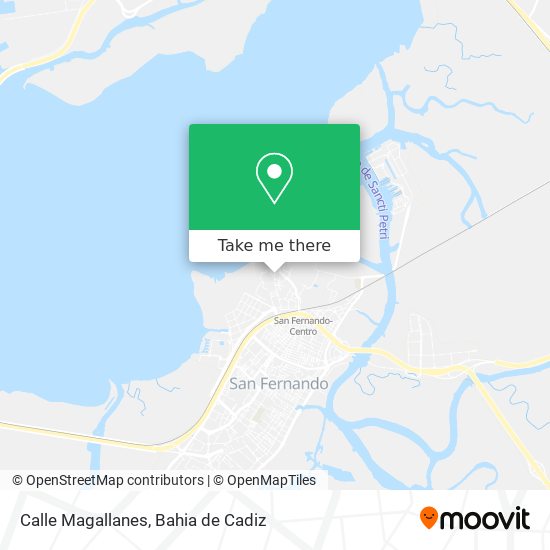 Calle Magallanes map