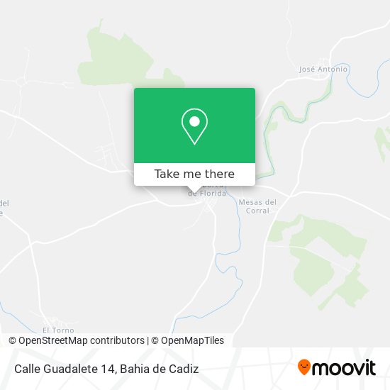 Calle Guadalete 14 map