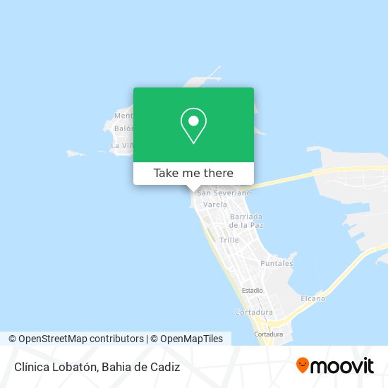 Clínica Lobatón map