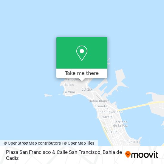 Plaza San Francisco & Calle San Francisco map