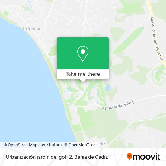 Urbanización jardín del golf 2 map