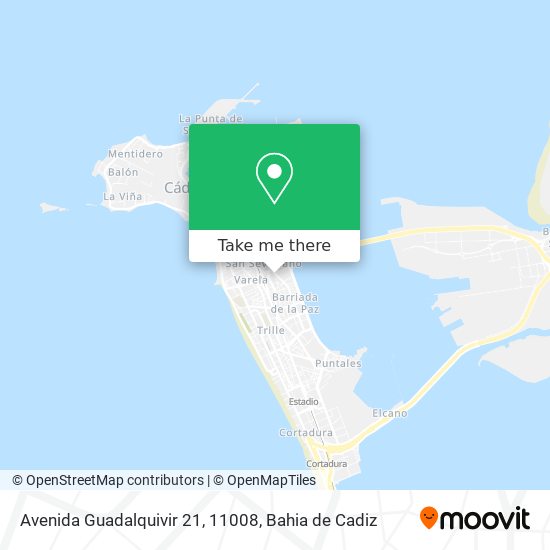 mapa Avenida Guadalquivir 21, 11008