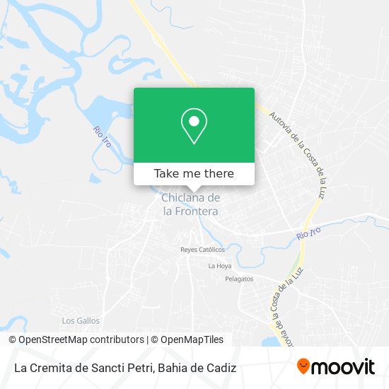 La Cremita de Sancti Petri map