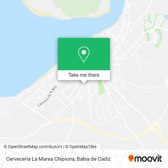Cerveceria La Marea Chipiona map