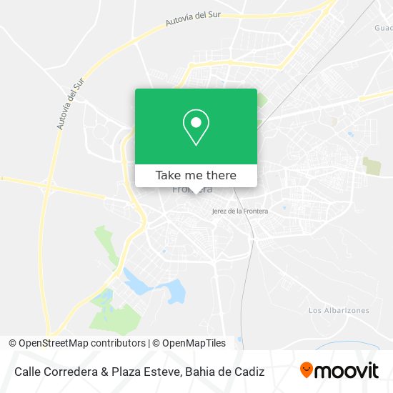 Calle Corredera & Plaza Esteve map