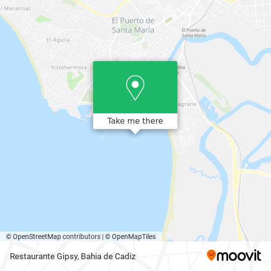 Restaurante Gipsy map