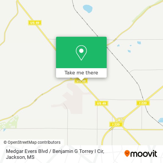 Medgar Evers Blvd / Benjamin G Torrey I Cir map