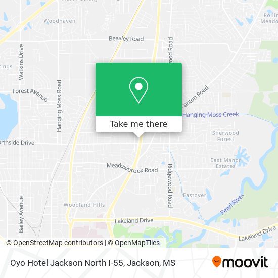 Mapa de Oyo Hotel Jackson North I-55