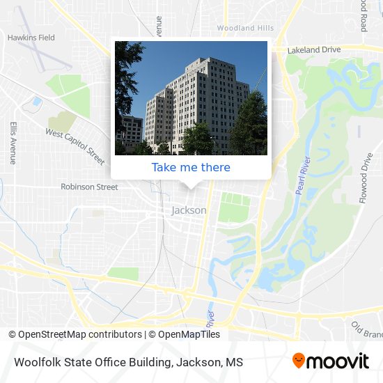 Woolfolk State Office Building map