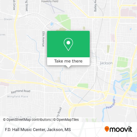 Mapa de F.D. Hall Music Center