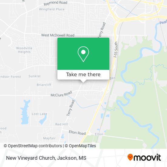 New Vineyard Church map