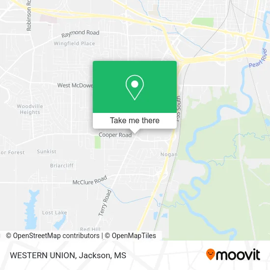 Mapa de WESTERN UNION