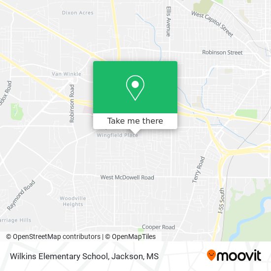 Wilkins Elementary School map