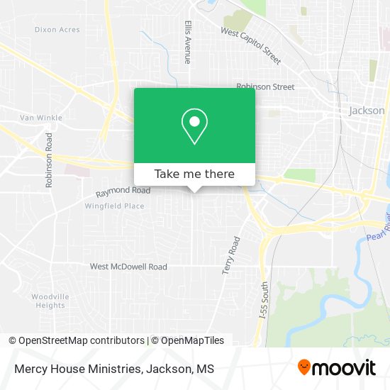 Mapa de Mercy House Ministries