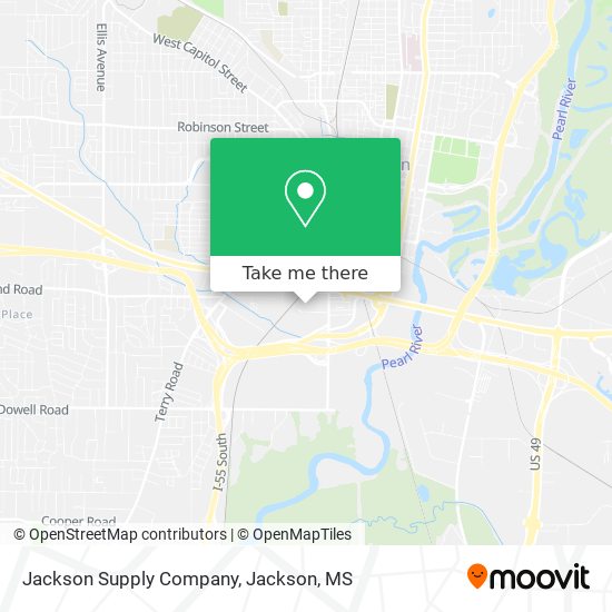Jackson Supply Company map
