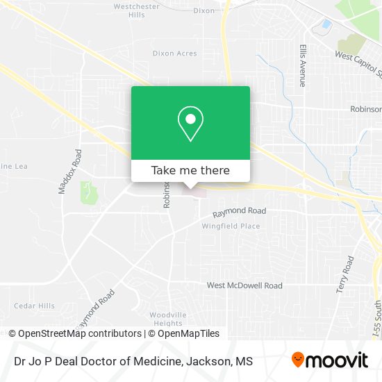 Mapa de Dr Jo P Deal Doctor of Medicine