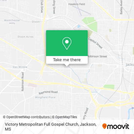 Mapa de Victory Metropolitan Full Gospel Church